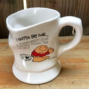 Vintage 1988 Ziggy by Tom Wilson Crushed Ceramic Coffee Mug I Gotta Be Me